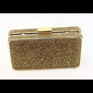 Gold Michael kors clutch